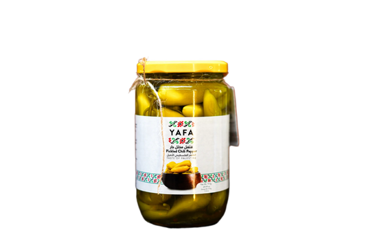 YAFA Pickled Chili Pepper فلفل مخلل حار Tampa Ramallah Market