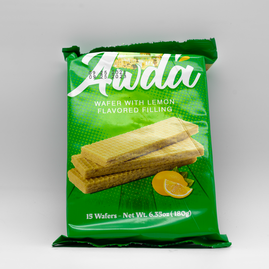 Awda Wafer with Lemon Flavored Filling