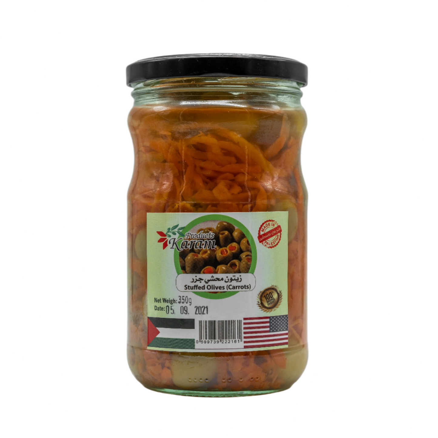 Karam Product Stuffed Olives with Carrot