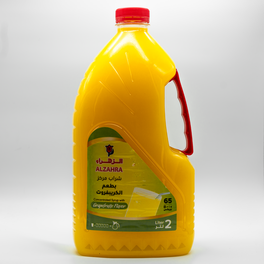 Alzahra Concentrated Syrup with Grapefruit Flavor