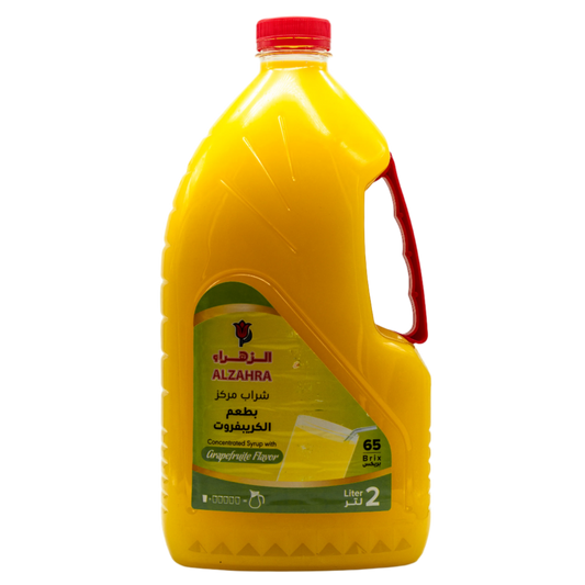 Alzahra Concentrated Syrup with Grapefruit Flavor