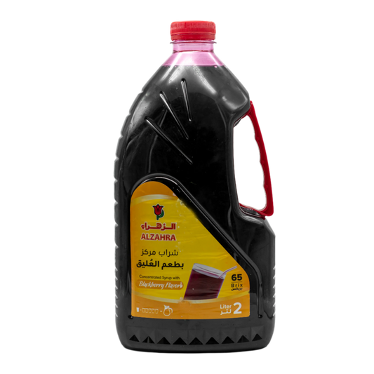 Alzahra Concentrated Syrup with Blackberry Flavor