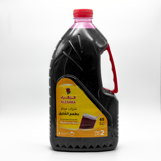 Alzahra Concentrated Syrup with Blackberry Flavor